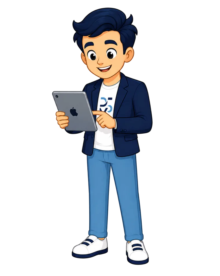 Apolo con tablet
